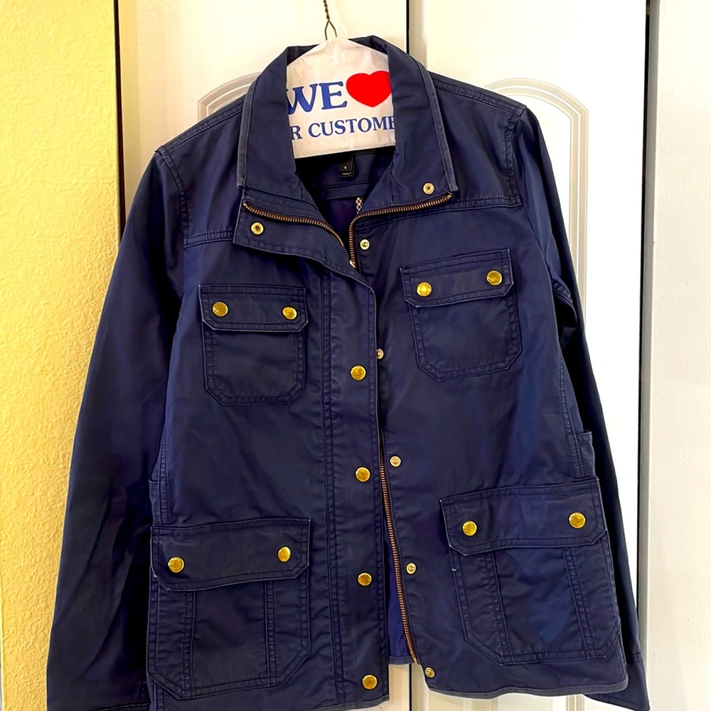 J Crew navy barn jacket